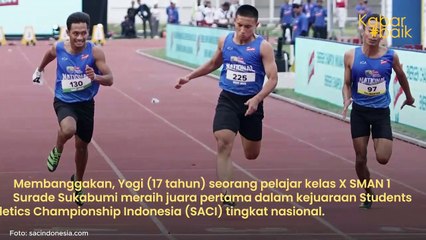 PELAJAR JAMPANG SUKABUMI JUARA LARI SPRINT TINGKAT NASIONAL