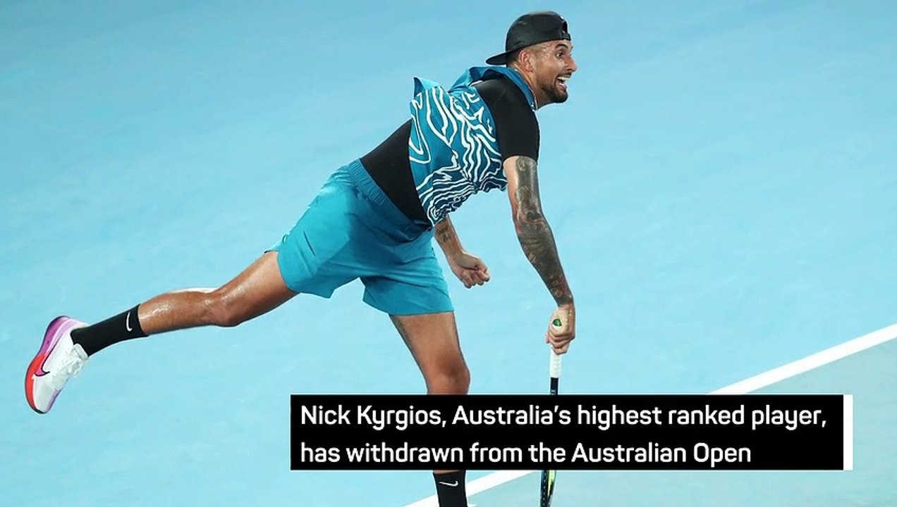 Breaking News - Nick Kyrgios withdraws from Australian Open