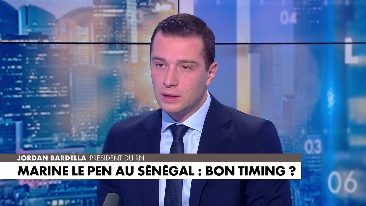 Jordan Bardella : «La vérité, c’est qu’un pays qui renonce à maîtriser ses frontières, qui renonce à contrôler sa politique d’immigration, comme la France le fait, c’est un pays qui organise sa propre mort et son propre chaos»