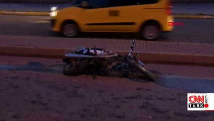 Otomobilin çarptığı motosikletli sürücü öldü