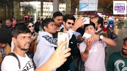 Shah Rukh Khan, Kartik Aaryan, Jannat Zubair and Others Spotted At Airport