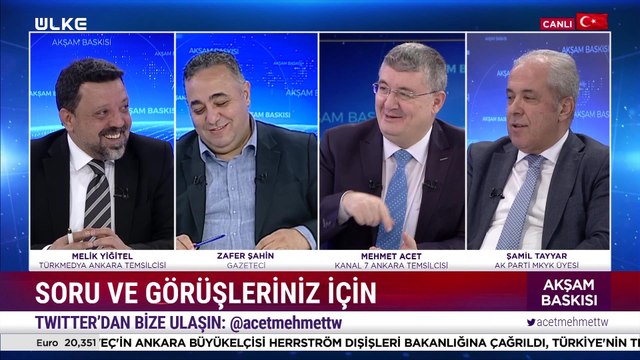 Akşam Baskısı - Mehmet Acet | Melik Yiğitel | Zafer Şahin | Şamil Tayyar | 13 Ocak 2023