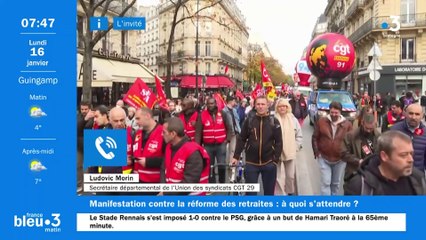 Réforme des retraites, CGT 29