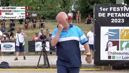 WebTV Châteauneuf-sur-Loire : National de pétanque triplette open 2023