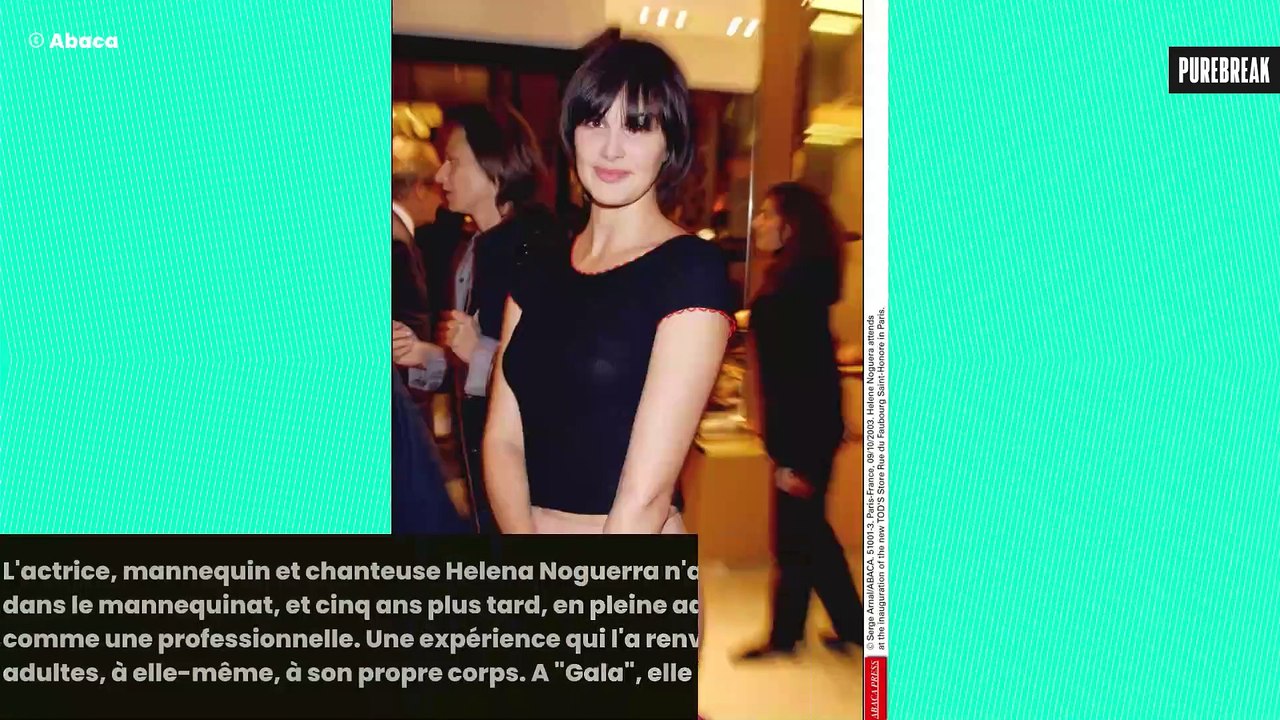 "Une piscine avec des hommes", "une proie"... Helena Noguerra évoque le versant pas super rose et "secure" de la vie de mannequin