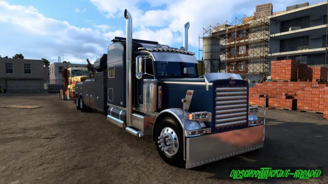 Peterbilt 379 Blue Finest Wrecker by Blades Mods Shop - Colombia Real Map - American Truck Simulator