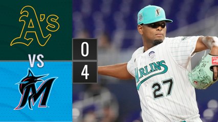 Resumen Atleticos de Oakland vs Marlins de Miami | MLB 02-06-2023