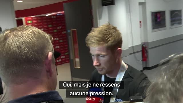 Finale - De Bruyne : Le triplé ? Je ne ressens aucune pression