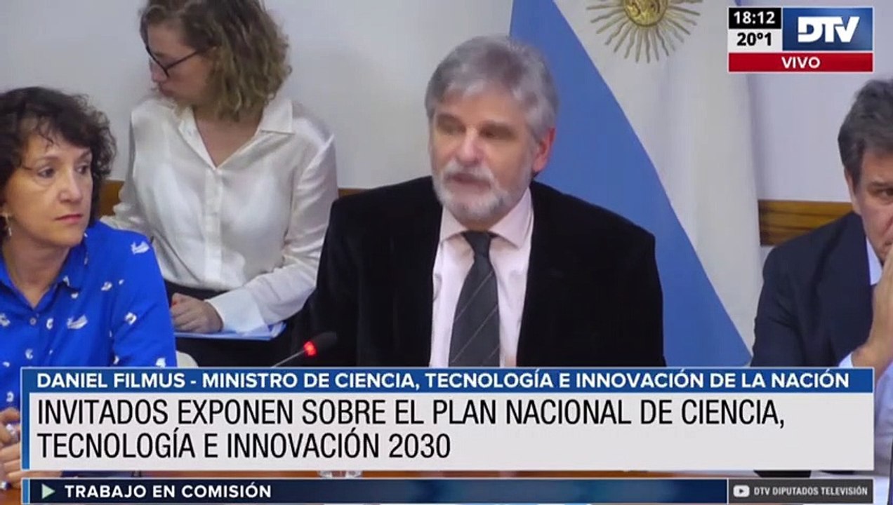 El ministro Filmus respaldó el “Plan Nacional de Ciencia, Tecnología e Innovación 2030”