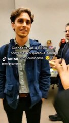 Joven estadounidense habla muy bien el quechua