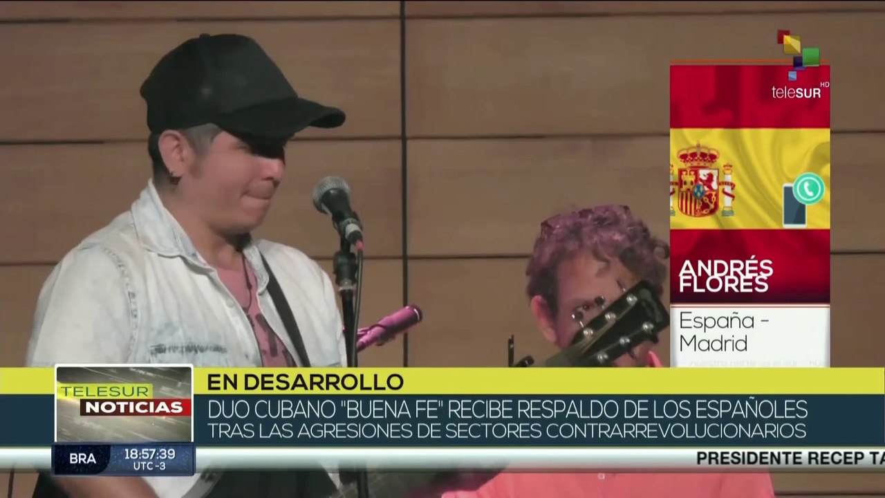 Público español brinda respaldo solidario al dú...