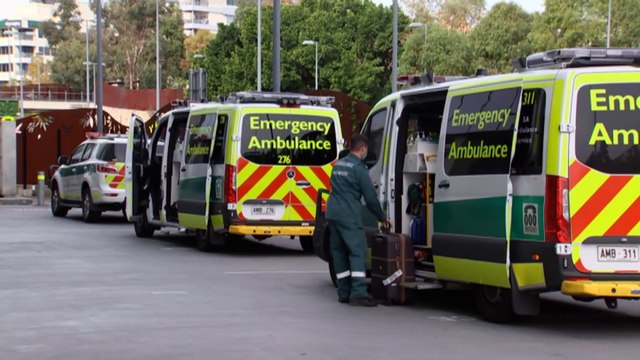 Ambulances stuck outside South Australian hospitals for the equivalent of 123 days in May