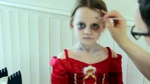 Easy Zombie Makeup Tutorial For Kids By Kids - Halloween Shopping - Baby Having Fun - Pran