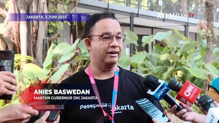 Descargar video: Anies Enggan Diadu-adu Media Ketika Ditanya Soal Kinerja Heru Budi untuk Jakarta