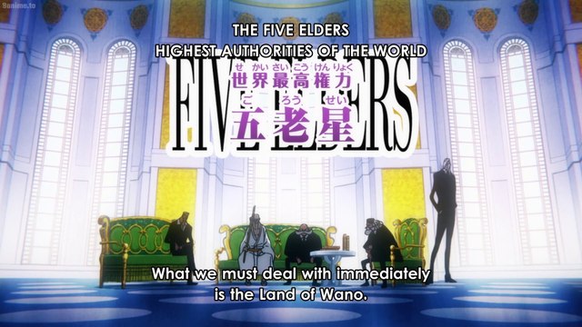 The Five Elders Concerned about that Devil Fruit | One Piece 1064