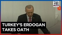 Turkish President Erdogan takes oath at swearing-in ceremony