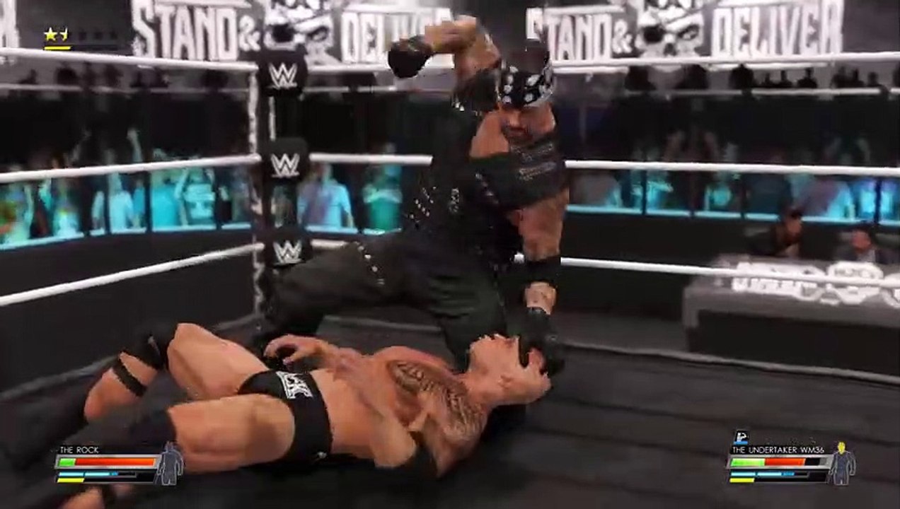 WWE _ Gameplay _ Entertainment _ Undertaker walking on Rope _ Wwe 2K22 _ Episode 04 _ The Rock(480P)