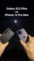 Zoom Galaxy S23 Ultra vs iPhone 14 Pro Max