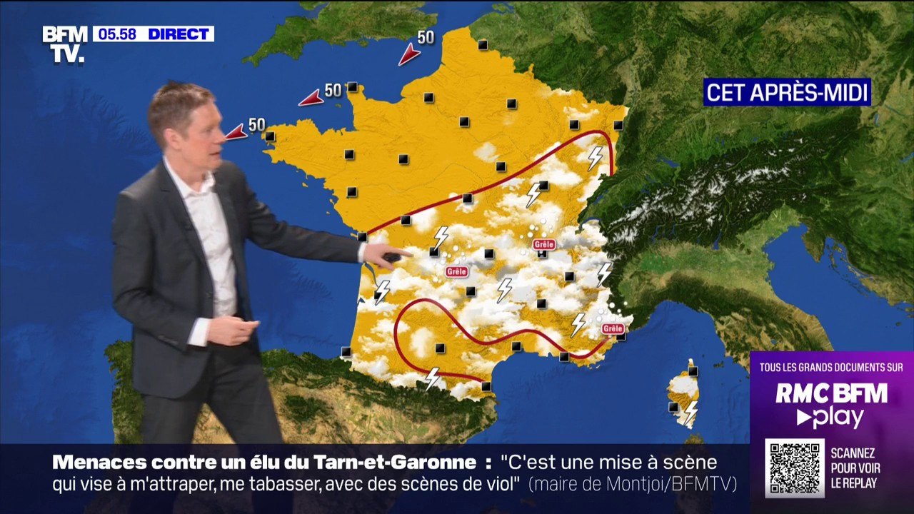 Le temps sera ensoleillé sur la moitié nord du...