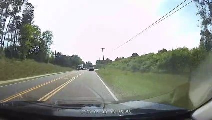 Collision Happens Right in Front of a Cop Car