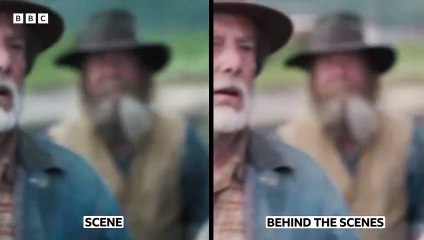 Armoured bear CGI side-by-side - Before and After!  His Dark Materials