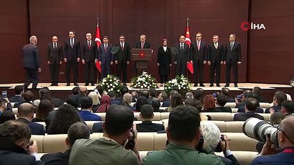 Cumhurbaşkanı Erdoğan, yeni kabinede görev alacak isimleri açıkladı