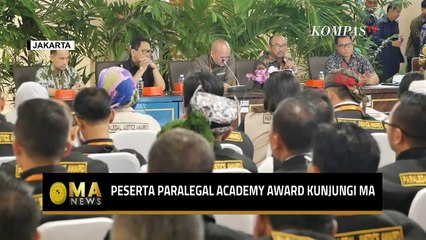 300 Kepala Desa dan Lurah Peserta Paralegal Academy Award 2023 Kunjungi Gedung MA - MA NEWS