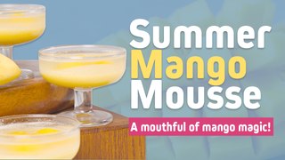Summer Mango Mousse: A Mouthful of Mango Magic | Yummy.ph