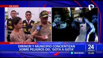 SMP: Municipio y PNP concientizan sobre el peligro de préstamos “Gota a Gota”