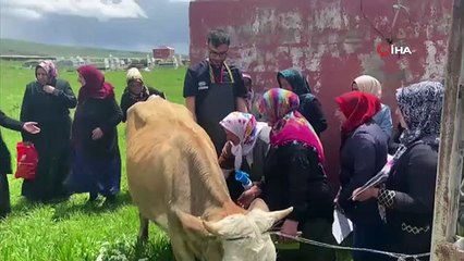 Kadın çiftçilere 'Uygulamalı Süt Hijyeni Eğitimi' verildi