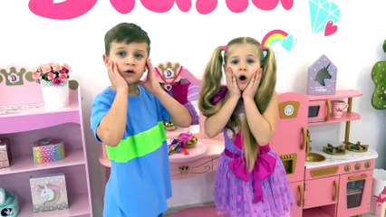Diana and Roma Giant Slime Cartoon Story