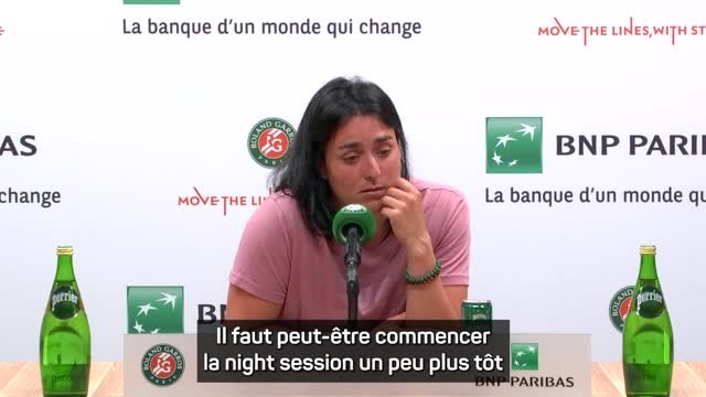 Roland-Garros - Jabeur : Il était temps de mettre un match de femmes en night session !