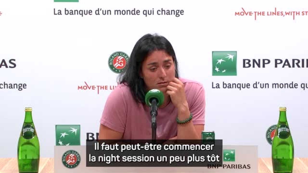Roland-Garros - Jabeur : "Il était temps de mettre un match de femmes en night session !"