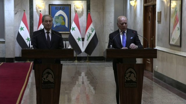 الوضع الأمني في #سوريا يؤثر مباشرة على الداخل في #العراق ...وزير الخارجية العراقي: نرحب بعودة سوريا إلى مقعدها بالجامعة العربية #العربية