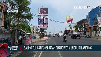 Ada Baliho Bertulisan '2024 Jatah Prabowo' di Lampung! Siapa yang Pasang?