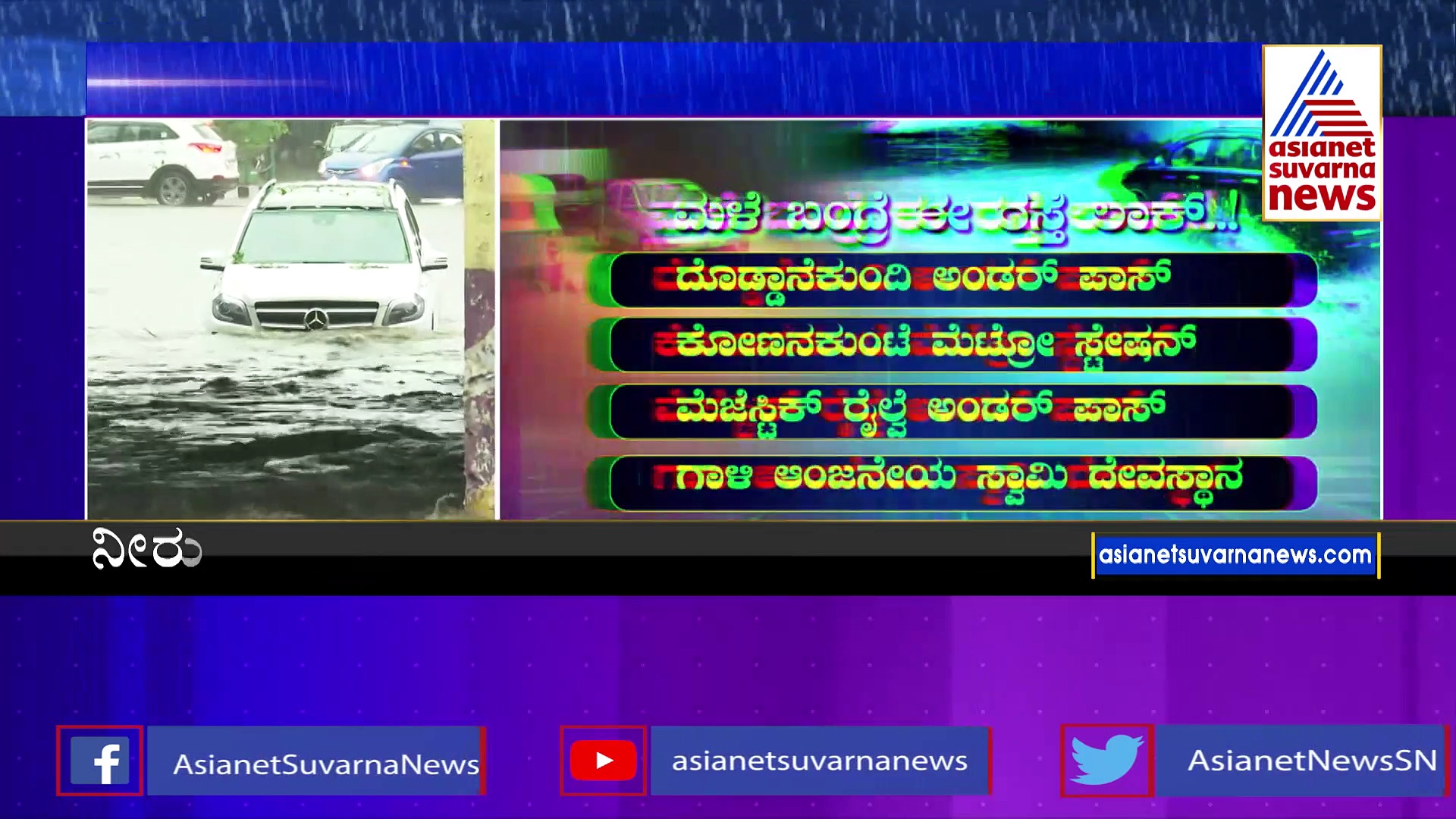 ಮಳೆಗಾಲದಲ್ಲಿ ಈ ರಸ್ತೆಗಳು ಡೇಂಜರ್‌.. ಡೇಂಜರ್‌:  65 ಸ್ಥಳಗಳಲ್ಲಿ ಭಾರೀ ನೀರು, ಟ್ರಾಫಿಕ್‌ ಪೊಲೀಸರ ಮಾಹಿತಿ 