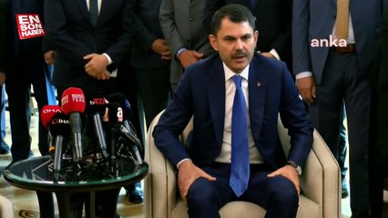 Murat Kurum, görevi Mehmet Özhaseki'ye devretti