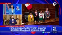 Licencia sin goce de haber aplicaría por un plazo máximo de 7 días de ser aprobado por el Congreso