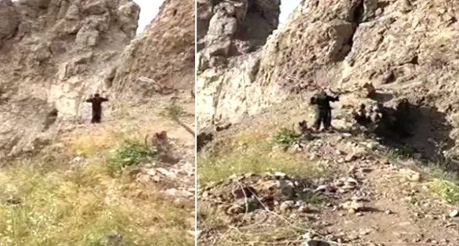 MSB, teslim olan teröristlerin görüntüsünü paylaştı