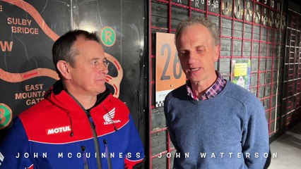 John McGuinness pre-event