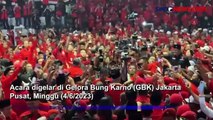 Tiba di Acara Konsolidasi DPD PDIP di Jakarta, Teriakan 'Ganjar Presiden' Membahana