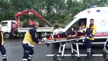 L'autoroute Düzce TEM transformée en champ de bataille： 10 véhicules impliqués dans un accident