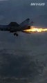 Detik-detik MiG-31 Foxhound Rusia Terbakar di Udara Jatuh Meledak