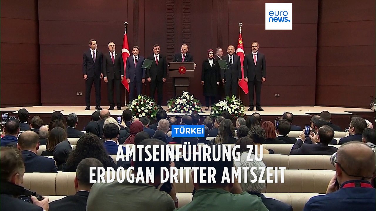 Erdogans Amtseinführung: 'Opposition soll Frieden machen mit dem nationalen Willen'