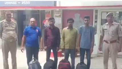 ब्रेकिंग न्यूज़: मेरठ में "एटीएस" की रेड, हिरासत में 4 संदिग्ध