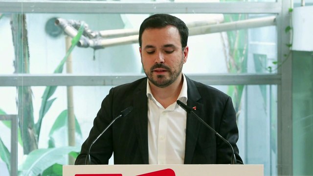 Garzón pide a la izquierda reunirse en Sumar para ofrecer una opción política que ilusione