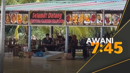 Ratusan penduduk terjejas, kenderaan terperangkap