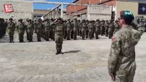 NATO gücü olarak görevlendirilen komando taburu Kosova'ya hareket etti