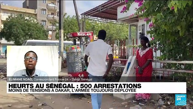 Heurts au Sénégal : commerces fermés, armée toujours déployée... un calme précaire règne à Dakar