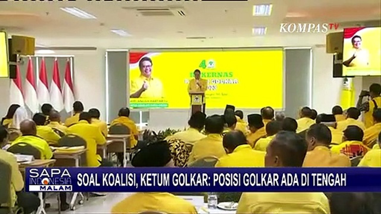 Terkait Koalisi, Airlangga Hartarto: Partai Golkar Berada di Tengah